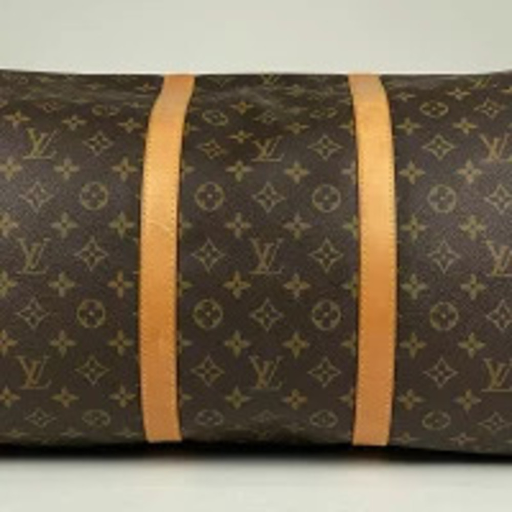 Louis Vuitton Business Bandoulire Monogram Keepall Travel Bag Trip Boston Brown